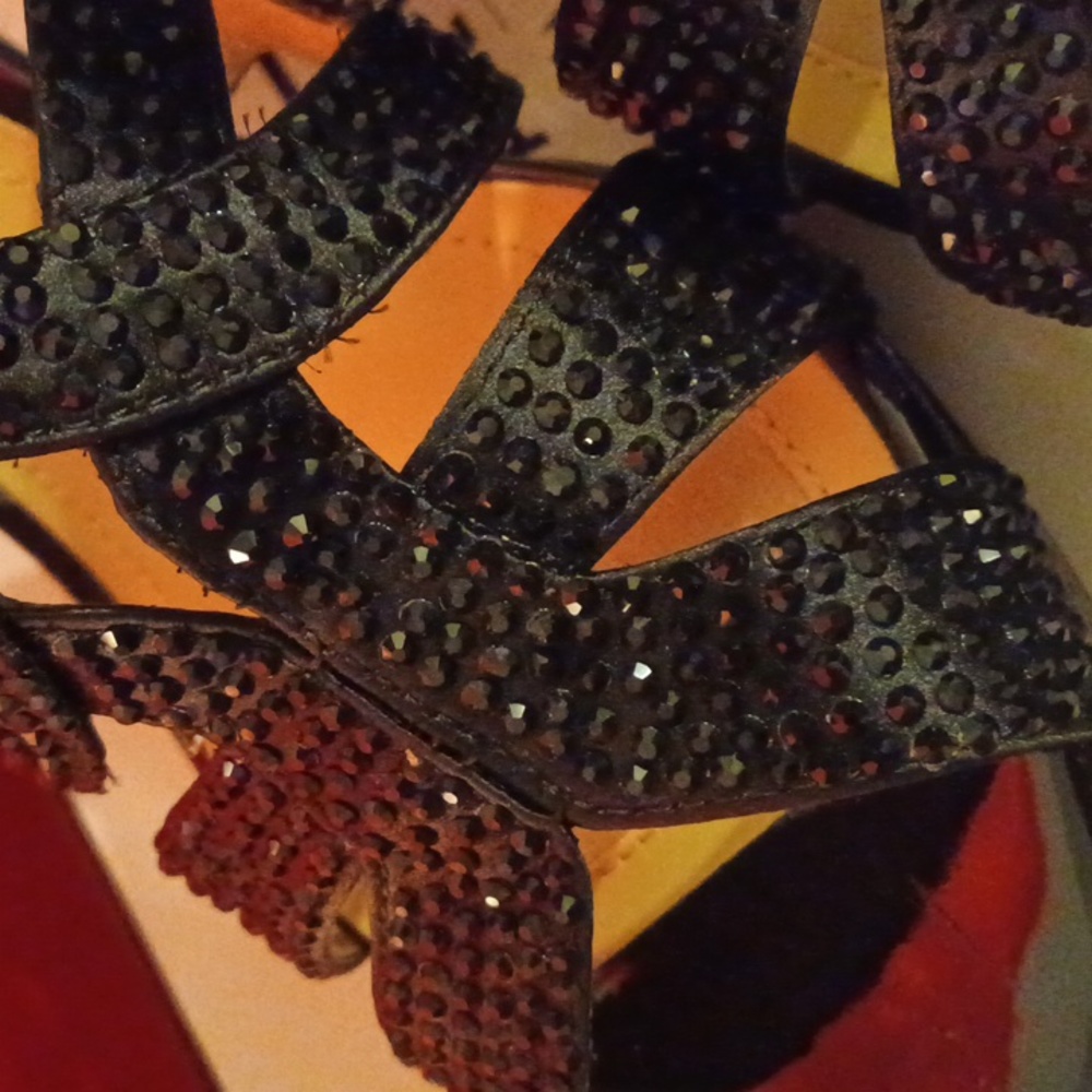WS22- Buy 2prs🥿/$15.00 - Women Alex Marie Black Dressy Heels - sz 9.5M - Picture 4 of 11